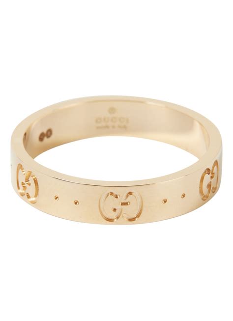 gucci ring bijenkorf|Gucci Icon ring van 18 karaat geelgoud • Wit • de Bijenkorf.